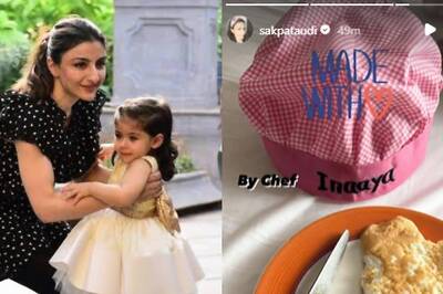 Soha Ali Khan Relishes A Heart-Shaped Omlette For Breakfast Prepared By Her Little 'Chef Inaaya'