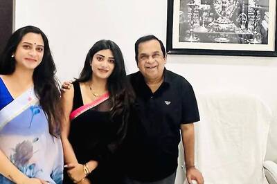 Telugu Actress Surekha Vani's Daughter Supritha Meets Brahmanandam Ahead Of Her Debut