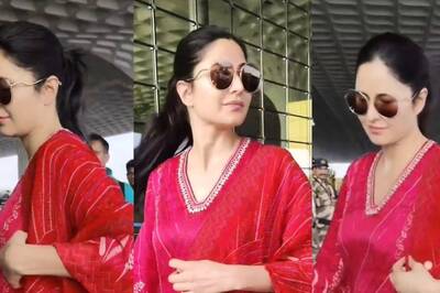 Katrina Kaif Looks Like a Punjabi Bahu In Traditional Salwar Suit, Did Vicky Kaushal Help Pick the Look?