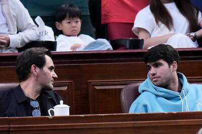 'I'm Not Used to Seeing You...': Novak Djokovic Reacts as Roger Federer Watches Him Face Jannik Sinner in Shanghai Masters Final