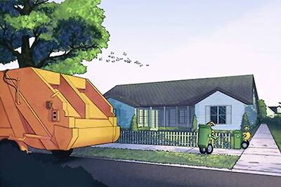 Volvo's new robot discreetly collects trash from your backyard without waking you up