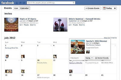 Facebook redesigns Events, adds new views