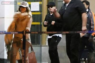 Jennifer Lopez arrives  for Sanjay Hinduja and Anu Mahtani's wedding in Udaipur with ex-beau Casper Smart