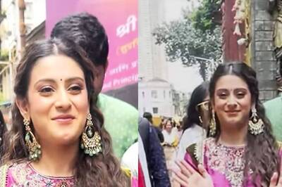 Isha Malviya Visits Lalbaugcha Raja On Ganesh Chaturthi, Seeks Blessings From Bappa