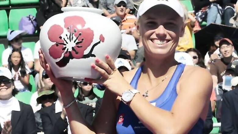 Wozniacki routs Kanepi to win Korea Open