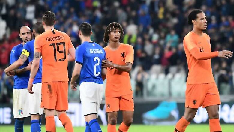 Nathan Ake Strike Gives Dutch 1-1 Draw Against 10-man Italy