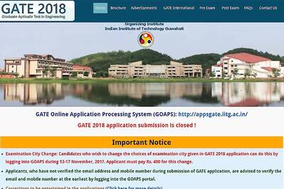 GATE 2018 Examination City Change Option Opened Today; Closes on November 17