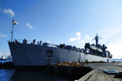 INS Kesari Reaches Maldives, Hands Over 580 Tonnes of Food Provisions
