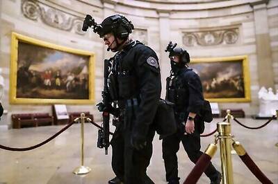 Capitol Police Were Overrun,  Little Defense Against Rioters