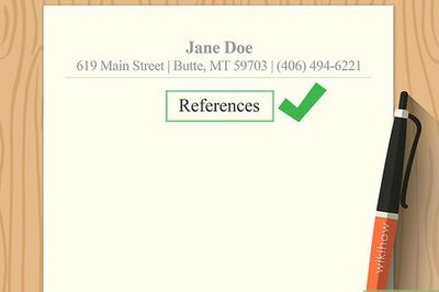 How to Include References in a CV