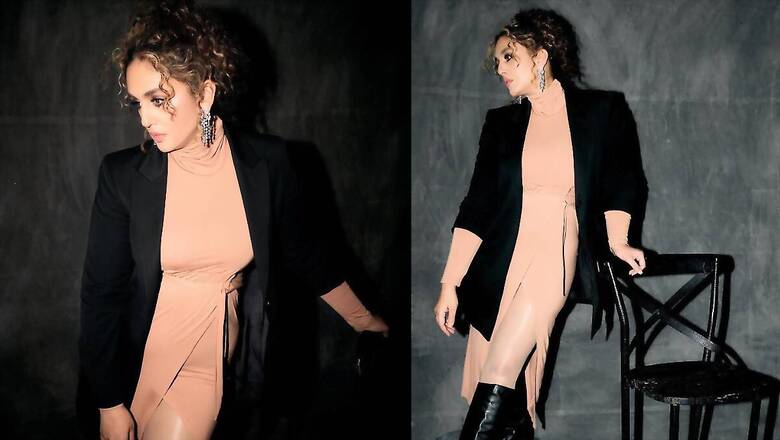 Huma Qureshi Gives Her Beige Dress A Boss Babe Treatment