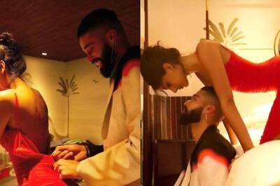 IT’S OFFICIAL! AP Dhillon Helps Girlfriend Banita Sandhu Zip Up Her Red Dress In Racy Photos