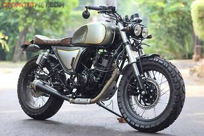 TVS Apache RTR 160 Modified into a Mean Scrambler Deserves Your Attention