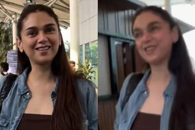 Aditi Rao Hydari's Blushing Reaction to Paparazzi's 'Didn't Bring Jija Ji?' Question Goes Viral; Watch