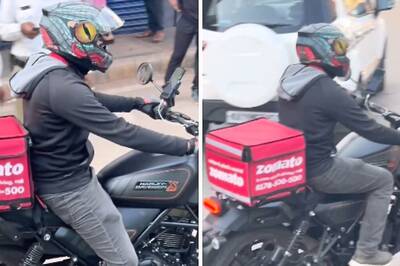 Forget Zomaito or Zomaato, Focus On This Man Who Delivers Food On Harley-Davidson