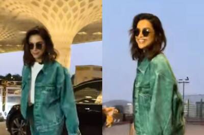 Deepika Padukone Spotted at Airport; Fans Say 'She's Leaving Before Ranbir Kapoor-Alia Bhatt Wedding'