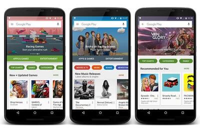 Google Play store gets a makeover
