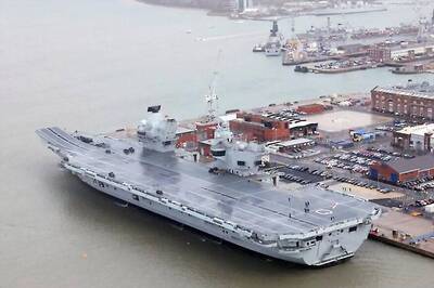 Britain's New 3 Billion Pound Warship has a Leak