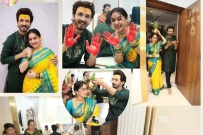 Abhijeet, Sukhada Khandekar Perform Ganesh Puja At New Home, Pictures Viral