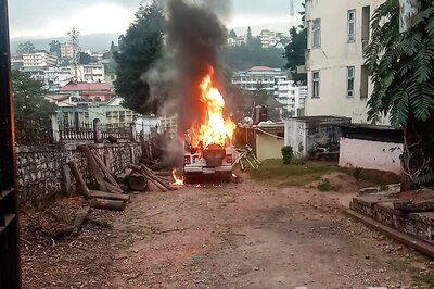 28-year-old Man Stabbed and Shops Set Ablaze in Meghalaya Clashes