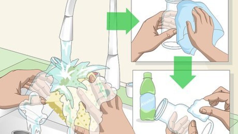 How to Make Sea Glass Jars