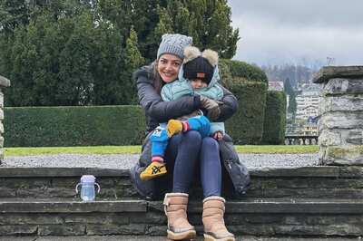 Kajal Aggarwal Shares Cute Moments With Her ‘Valentine Forever,’ Son Neil Kitchlu