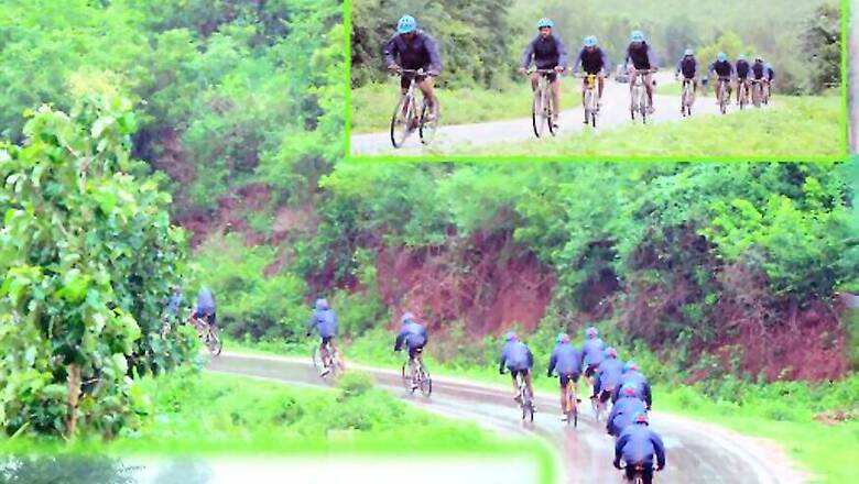 Karnataka State Reserve Police Cycles 1756 km to Boost Morale