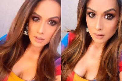 Sexy! Nia Sharma Flaunts Her Curves In a Plunging Blouse, Hot Video Goes Viral; Watch