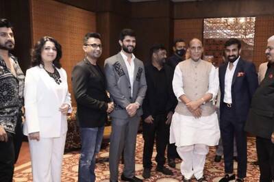 Vijay Deverakonda's Jana Gana Mana Team Meets Union Defense Minister Rajnath Singh