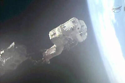 NASA aborts spacewalk after water leak in astronaut's helmet
