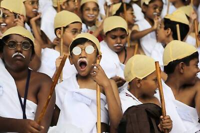 Over 4600 children dress up as Mahatma Gandhi in Bengaluru, enter Guinness Book of World Records