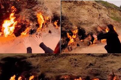Watch: This Mountain In Azerbaijan Has Been On Fire For 300 Million Years