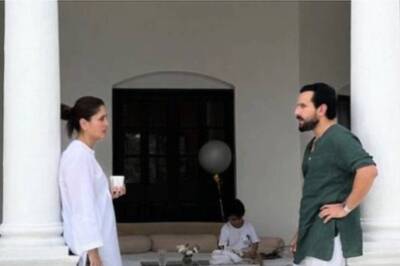 Kareena Kapoor Khan And Saif Ali Khan Have Eyes Only For Each Other But Taimur Steals The Show; See Photo
