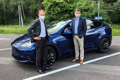 Volkswagen CEO Drives Tesla Model Y, Calls it a 'Reference' for Future Electric Cars