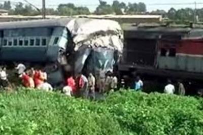 Trains ram into each other near the Capital; one dead
