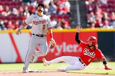 Reds Rout Nationals 9-2 To Keep Slim Playoff Hopes Alive