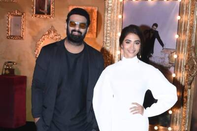 Prabhas, Pooja Hegde Complement Each Other in Black and White at Radhe Shyam's Trailer Launch; See Pics