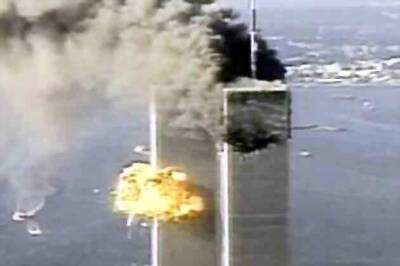 Obama signs the World Trade Center beam