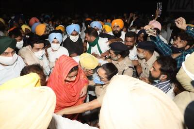 Harsimrat Kaur, SAD Chief Sukhbir Badal Held in Punjab During Anti-Farm Law Protest