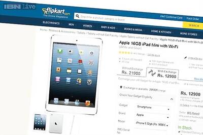 iPad Mini for Rs 12,900: Flipkart offers exchange discount of up to Rs 9,000