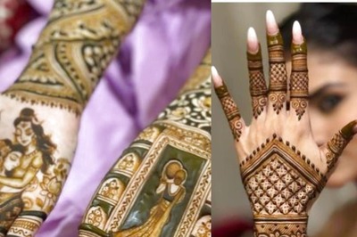 Mouni Roy Flaunts Her Intricate Mehendi as She Celebrates Her First Karwa Chauth, See Pics