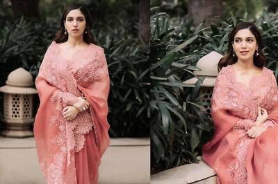 If Elegance Had A Face, It Would Be Bhumi Pednekar In This Pink Organza Saree