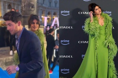 Priyanka Chopra Greets Paps With Namaste at Citadel Rome Premiere, Nick Jonas Holds Her Close