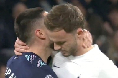 Brentford’s Neal Maupay, Tottenham’s James Maddison Clash Heads Over Dart-Throw Celebration - WATCH