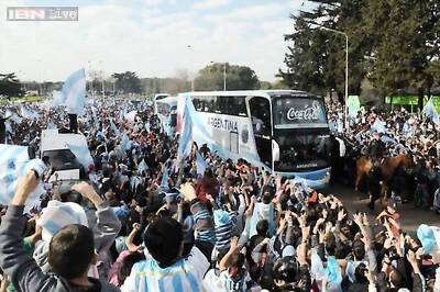 World Cup 2014: Runners-up Argentina receive heroes' welcome at home