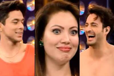 Pratik Sehajpal, Umar Riaz Go Shirtless to Woo Munmun Dutta in Khatra Khatra Show; Watch