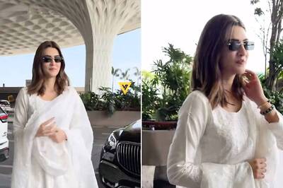 Kriti Sanon Is A Complete Vision In White As She Steps Out From Her Swanky Maybach At The Airport; Watch   