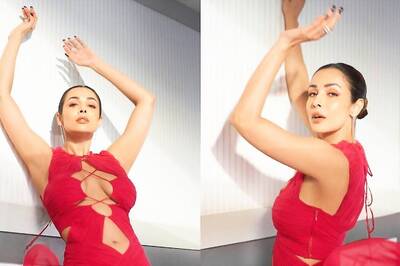 Malaika Arora Is Surely Ageing Backwards! Her DAMN HOT Pics In Red Gown Are Proof