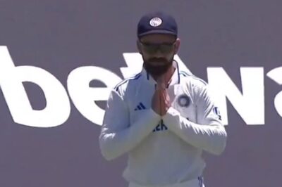 WATCH: Virat Kohli Folds Hands as DJ Plays 'Ram Siya Ram' Song on Keshav Maharaj's Entry
