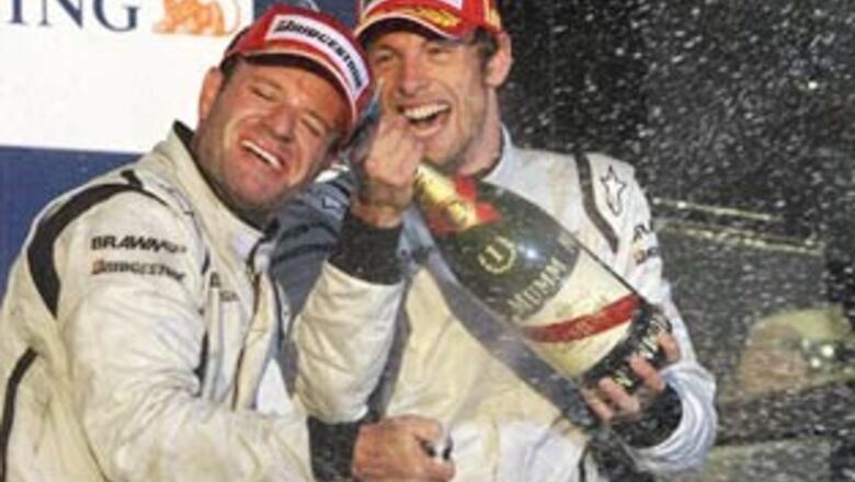 Button wins F1's season-opening Australian GP
